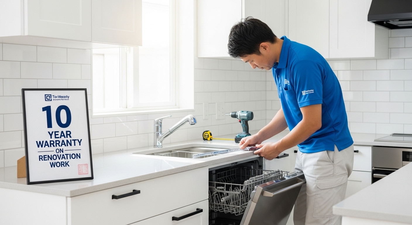 10年間のリフォーム工事補修保証