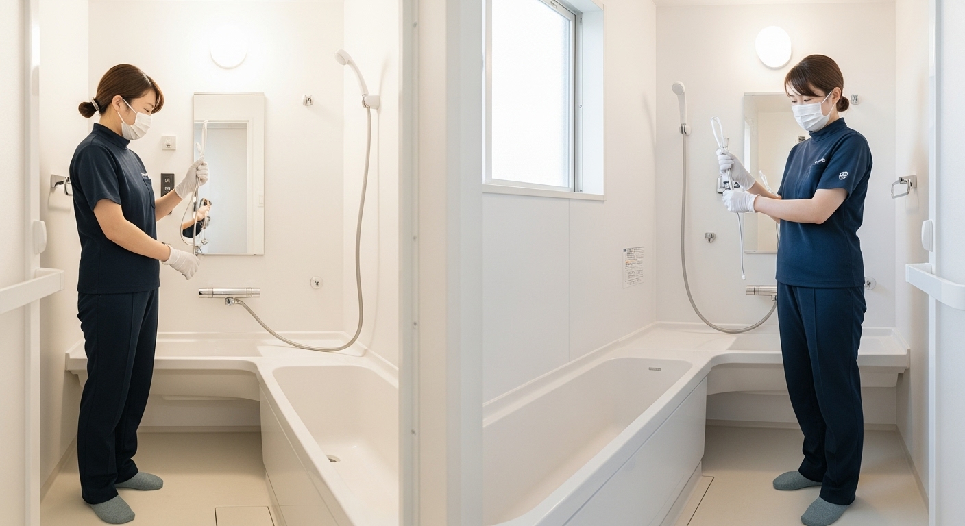 在来浴室からユニットバスに交換する