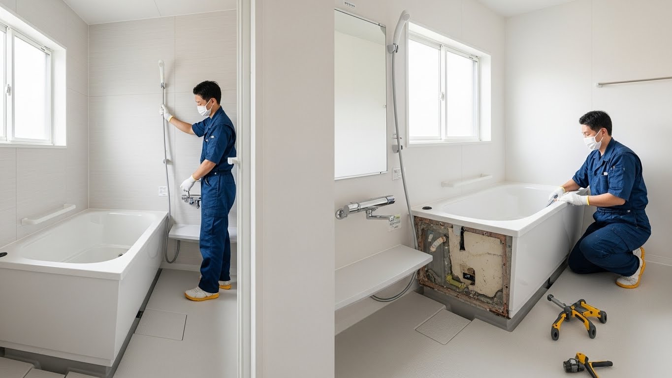 浴槽を交換する